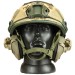 Комплект шолом балістичний FAST NIJ 0106.01 IIIA. 44 WENDY MM14 з навушниками Walker's Razor Slim Electronic Muffs Flat Dark Earth