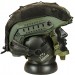 Комплект шлем баллистический FAST NIJ 0106.01 IIIA. 44 WENDY с наушниками Walker's Razor Slim Electronic Muffs Dark MultiCam