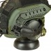 Комплект шлем баллистический FAST NIJ 0106.01 IIIA. 44 WENDY с наушниками Walker's Razor Slim Electronic Muffs Dark MultiCam