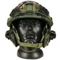 Комплект шлем баллистический FAST NIJ 0106.01 IIIA. 44 WENDY с наушниками Walker's Razor Slim Electronic Muffs Dark MultiCam