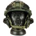 Комплект шлем баллистический FAST NIJ 0106.01 IIIA. 44 WENDY с наушниками Walker's Razor Slim Electronic Muffs Dark MultiCam