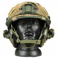 Комплект шлем баллистический FAST NIJ 0106.01 IIIA. 44 WENDY MultiCam с наушниками Impact Sport с креплением "Чебурашка"
