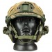 Комплект шолом балістичний FAST NIJ 0106.01 IIIA. 44 з WENDY MultiCam з навушники Impact Sport з кріпленням "Чєбурашка"
