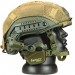 Комплект шолом балістичний FAST NIJ 0106.01 IIIA. 44 з WENDY MultiCam з навушники Impact Sport з кріпленням "Чєбурашка"