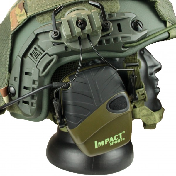 Комплект шлем баллистический FAST NIJ 0106.01 IIIA. 44 WENDY MultiCam с наушниками Impact Sport