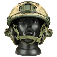 Комплект шлем баллистический FAST NIJ 0106.01 IIIA. 44 WENDY MM14 с наушниками Impact Sport с креплением "Чебурашка"