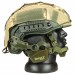 Комплект шлем баллистический FAST NIJ 0106.01 IIIA. 44 WENDY MM14 с наушниками Impact Sport с креплением "Чебурашка"