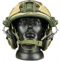 Комплект шлем баллистический FAST NIJ 0106.01 IIIA. 44 WENDY MM14 с наушниками Impact Sport
