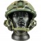 Комплект шлем баллистический FAST NIJ 0106.01 IIIA. 44 с WENDY MultiCam и наушниками Earmor M31