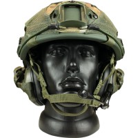 Комплект шлем баллистический FAST NIJ 0106.01 IIIA. 44 с WENDY MultiCam и наушниками Earmor M32