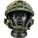 Комплект шолом балістичний FAST NIJ 0106.01 IIIA. 44 з WENDY MultiCam і навушниками Earmor M32