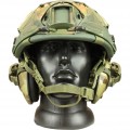 Комплект шолом балістичний FAST NIJ 0106.01 IIIA. 44 WENDY з навушниками Walker's Razor Slim Electronic Muffs MultiCam