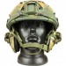 Комплект шолом балістичний FAST NIJ 0106.01 IIIA. 44 WENDY з навушниками Walker's Razor Slim Electronic Muffs MultiCam