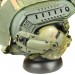 Комплект шолом балістичний FAST NIJ 0106.01 IIIA. 44 WENDY з навушниками Walker's Razor Slim Electronic Muffs MultiCam