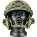 Комплект шлем баллистический FAST NIJ 0106.01 IIIA. 44 WENDY MultiCam с наушниками Walker's Razor Slim Electronic Muffs OD Green