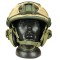 Комплект шлем баллистический FAST NIJ 0106.01 IIIA. 44 WENDY MM14 с наушниками Walker's Razor Slim Electronic Muffs OD Green