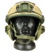 Комплект шлем баллистический FAST NIJ 0106.01 IIIA. 44 WENDY MM14 с наушниками Walker's Razor Slim Electronic Muffs OD Green