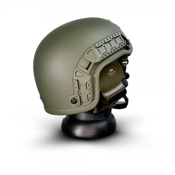 Комплект шлем баллистический PGD ARCH Olive с наушниками PELTOR ComTac XPI 