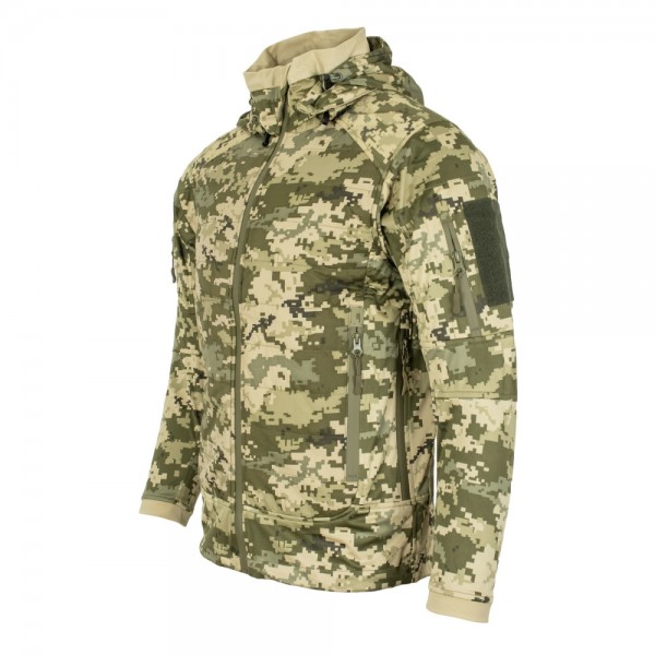 Куртка демисезонная Vik-Tailor SoftShell с липучками для шевронов ММ14