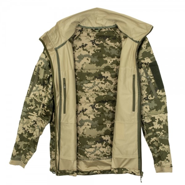 Куртка демисезонная Vik-Tailor SoftShell с липучками для шевронов ММ14