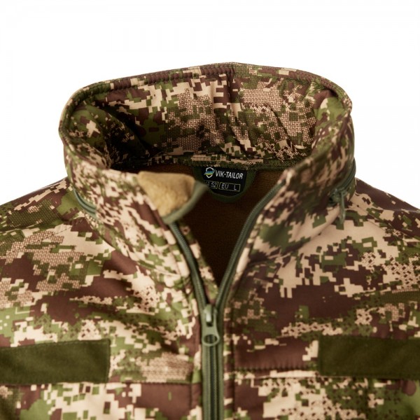 Куртка демисезонная Vik-Tailor SoftShell NGU Camo (Хижак)