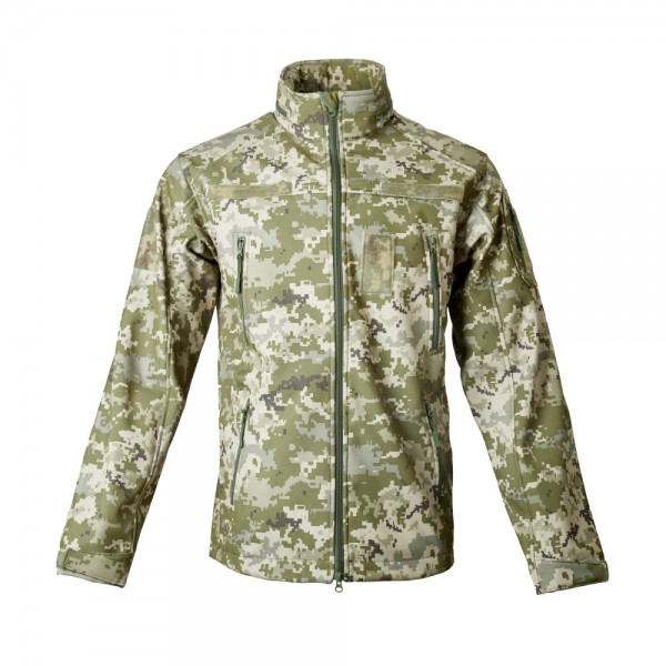 Куртка демисезонная Vik-Tailor SoftShell с липучками для шевронов ММ14