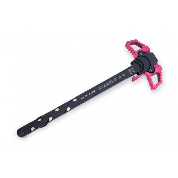 Рукоятка взведения Xgun Spartan 2.0 двосторонняя AR15. Pink