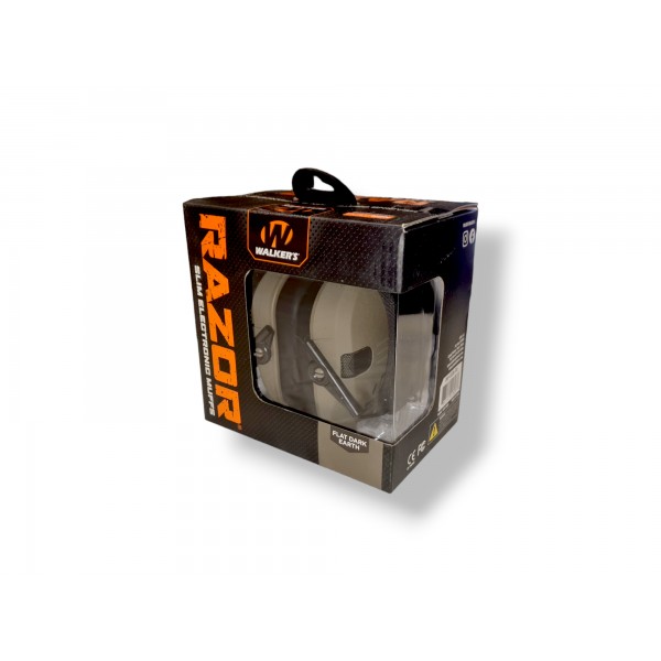 Наушники активные Walker's Razor Slim Electronic Muffs Dark Earth